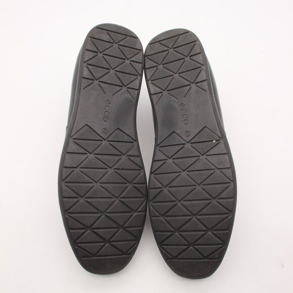 Ecco Classic 2.0 Moc Loafer Men's EU Size 42 Black Leather Slip On Driving Shoe - Picture 7 of 9